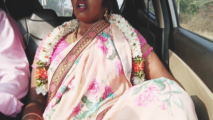 Silk Stepaunty Car Sex, Telugu Dirty Talks, Episode -1, Part- 3, Sexy Saree Telugu Silk Stepaunty with Boy Friend.
