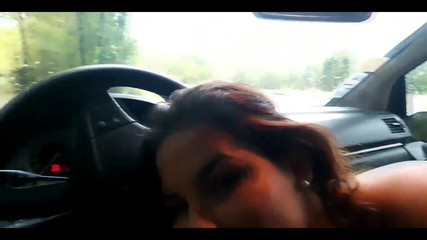 Break Blowjob on the Roadside with Kat Aluna