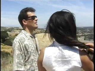 Watch the slutty asian girl sucking his cock in the back of the truck