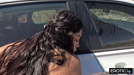 German Bitch Hunter Scores Another Stunning Beauty on Camera