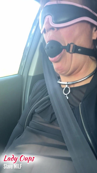 Slutty Step Mom Punished in the Car Like a Whore