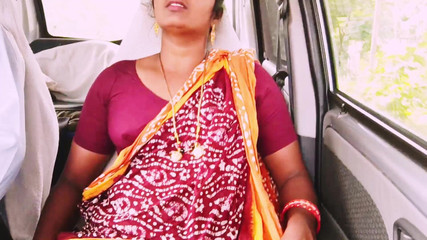 Telugu Step Mom Car Sex Long Drive for Sex with Step Son, Telugu Dirty Talks.