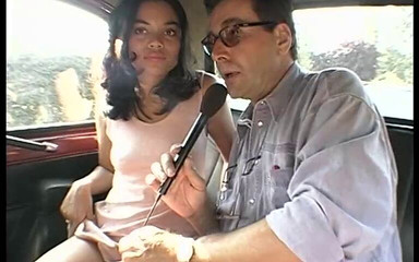 Asian Chick in English Cab