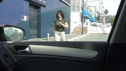 Cheating Wife Has Car Sex with Stranger in Front of Husbands House