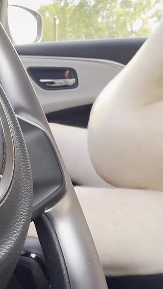 Romantic Car Sex with Asian Teen and Big Creampie